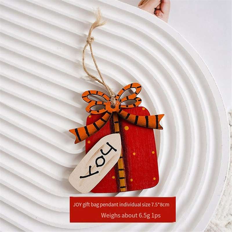 Wooden Christmas Tree Pendants Christmas Tree Ornament Xmas Decor Christmas Tree Hanging Decor