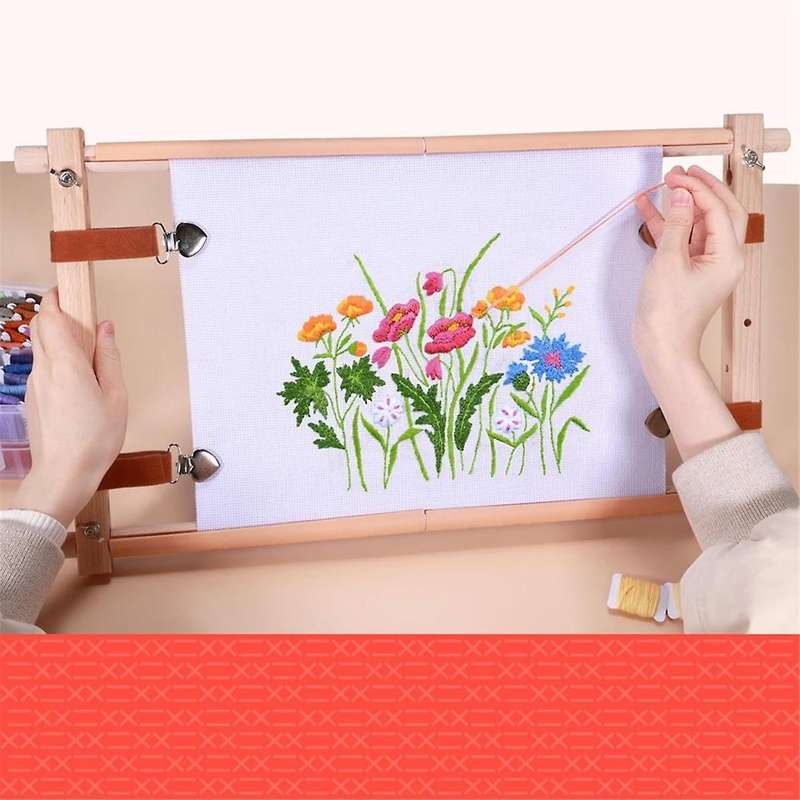 Wooden CrossStitch Frame-Needle Point Embroidery Tapestry Scroll Frame-Embroidery Tapestry Quilting