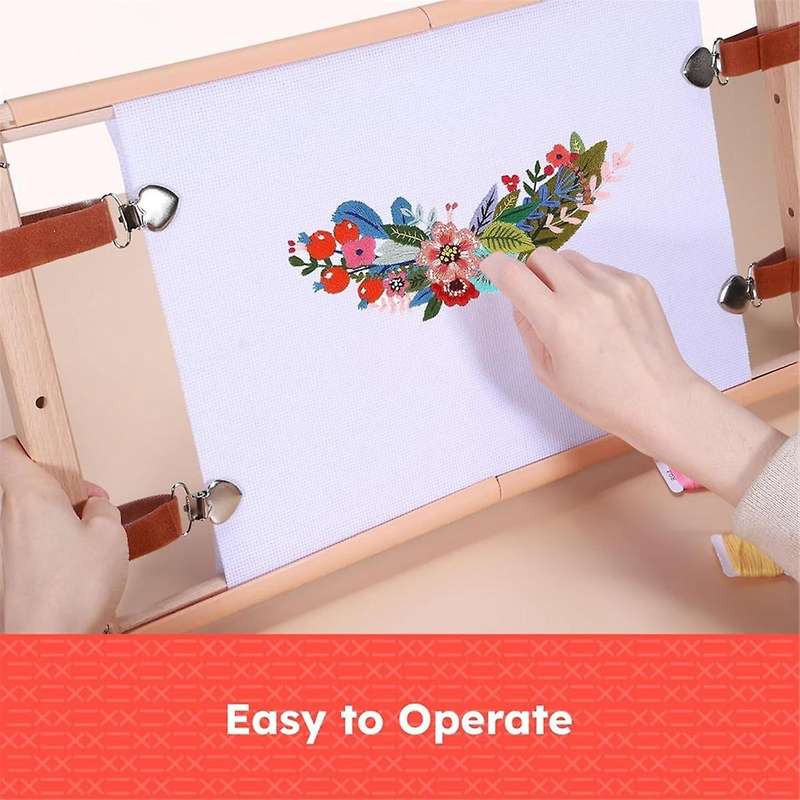Wooden CrossStitch Frame-Needle Point Embroidery Tapestry Scroll Frame-Embroidery Tapestry Quilting