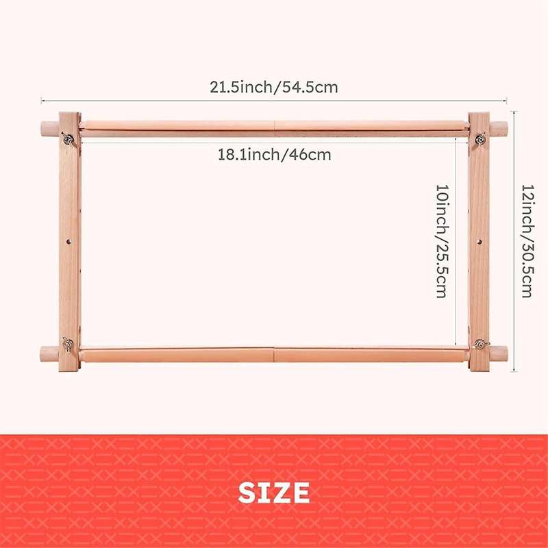 Wooden CrossStitch Frame-Needle Point Embroidery Tapestry Scroll Frame-Embroidery Tapestry Quilting