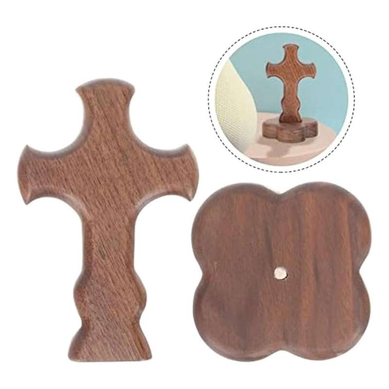 Wooden Crosses Wooden Standing Crosses Wooden Crosses Outdoor Table Decor Standing Crucifix Stand Cr