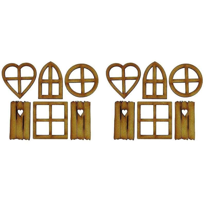 Wooden Fairy Garden Door,Miniature Garden Buildings , Garden Sculptures and Statues