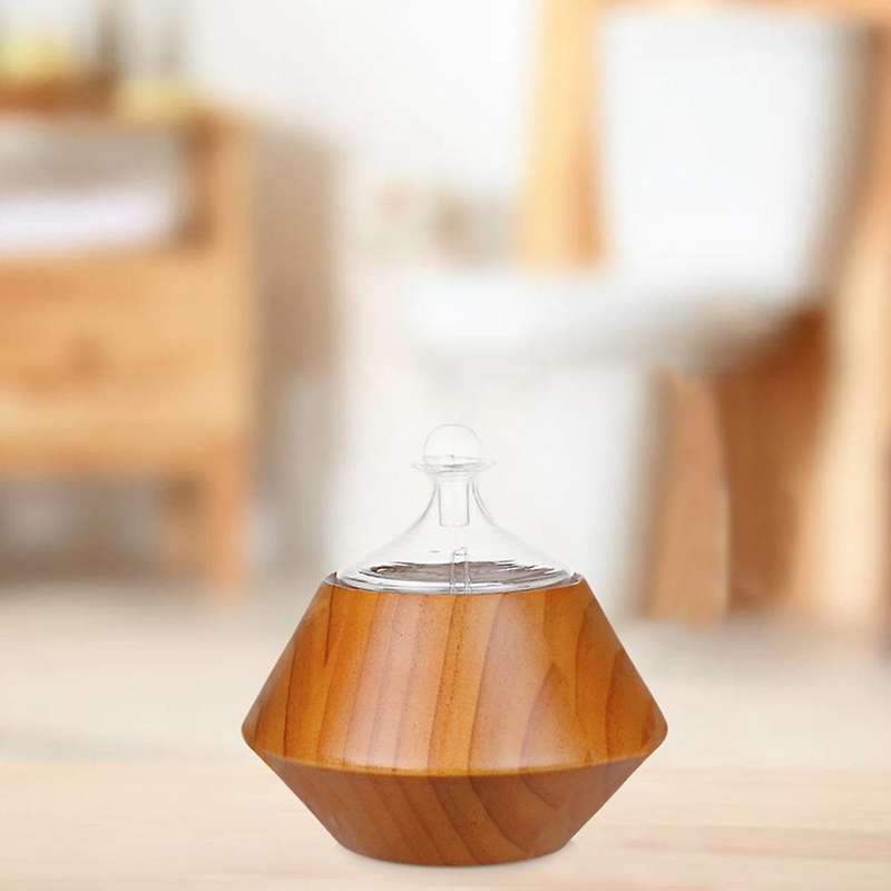Wooden Glass Aromatherapy Pure Essential Oils Diffuser Air Nebulizer Humidifier Household Humidifier