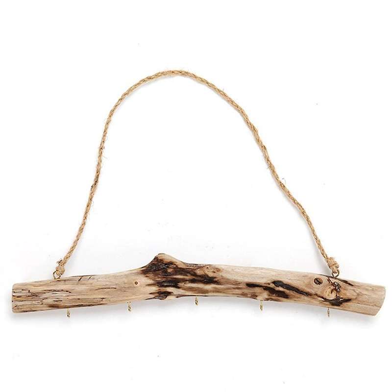 Wooden Hook Driftwood Hook Vintage Decor Supplies Easy to Use Branch Hanger Holder for Entryway Smal