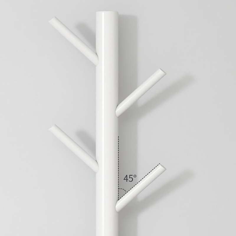 Wooden Hanging Coat Rack Wall Hook Tree Branch Coat Rack Modern Wall-Mounted Vertical Wooden Hat Hoo