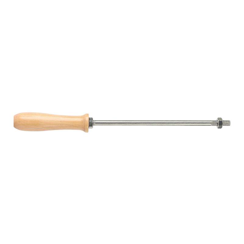Wooden Handle for Burning Mold Stamp on Cake Cookie Sweets, Iron Brass Mold Burning Handle 8mm Diame