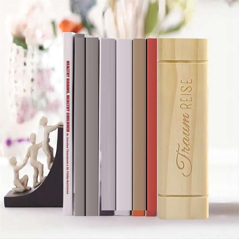 Wooden Money Box with Engraving Pattern A