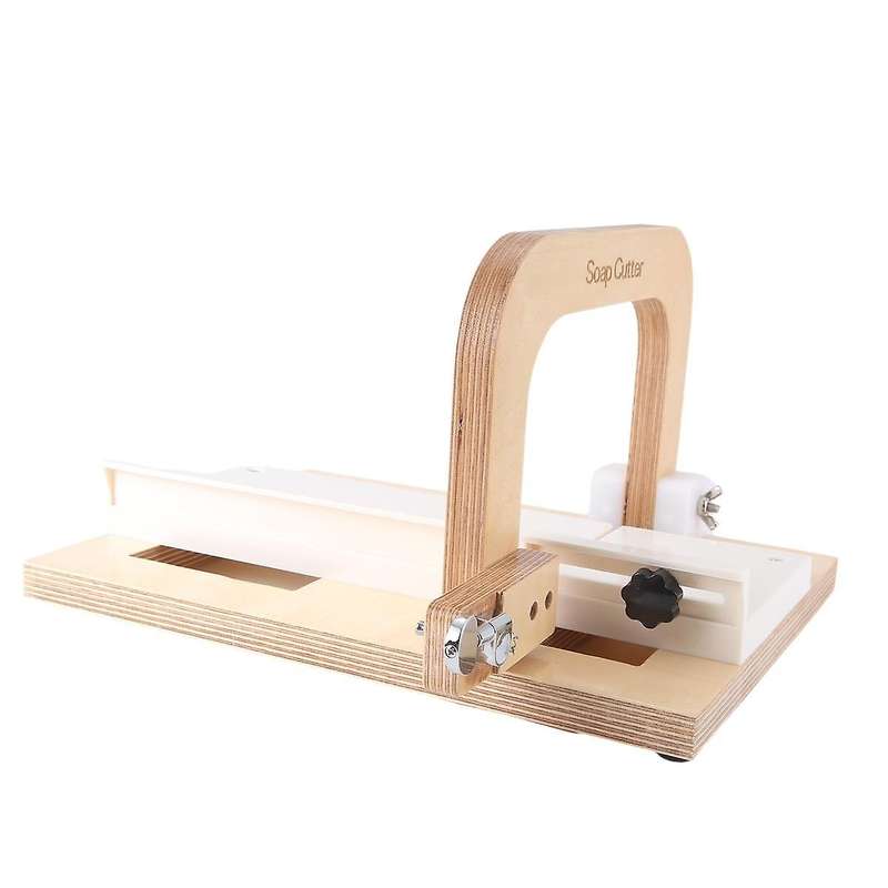 Wooden Soap Cutter, Steel Wire Manual Making Cutting Machine Board Butter Cheese Slicer Ruler Profe