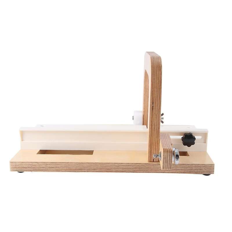 Wooden Soap Cutter, Steel Wire Manual Making Cutting Machine Board Butter Cheese Slicer Ruler Profe