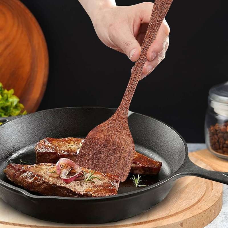 Wooden Spatula for Cooking,wooden Wok Spatula Of Unpainted Handmade By Natural Wood