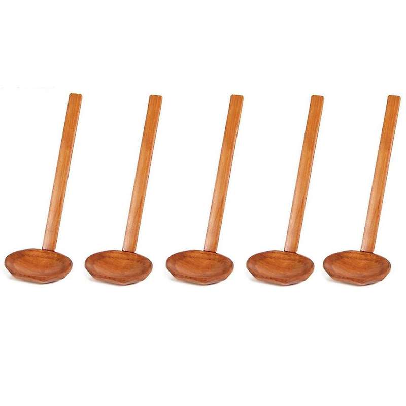 Wooden Spoon Spoon Set Japanese Style Wooden Spoon Tablespoon Soup Spoon Wooden Kitchen Utensil Cof