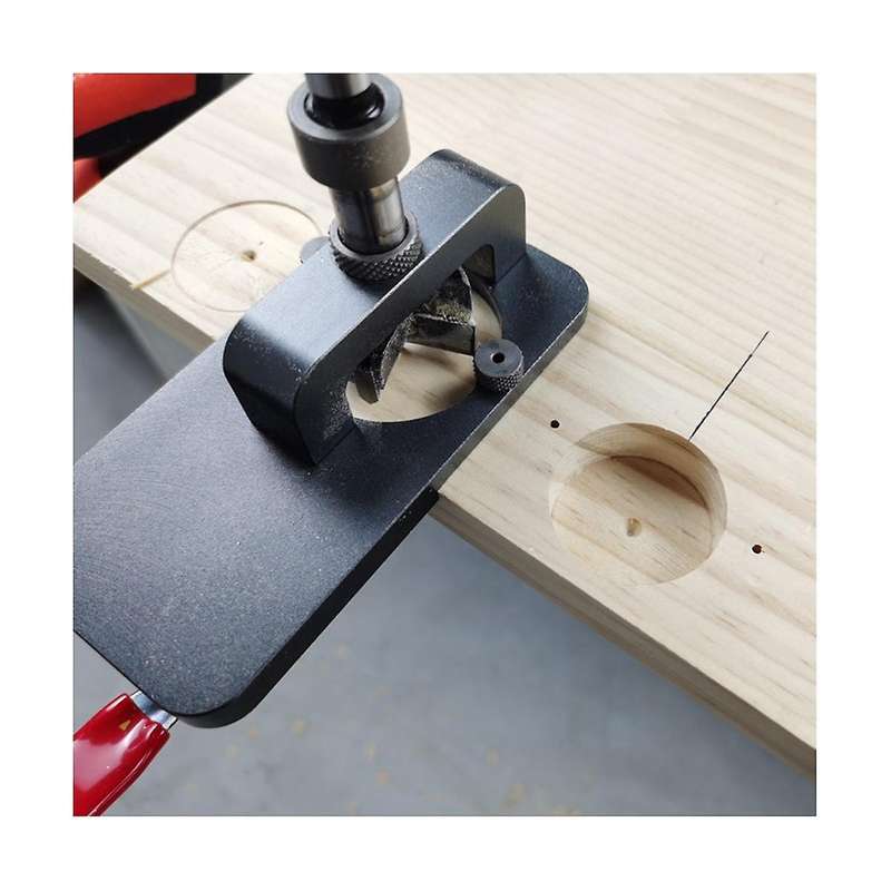 Woodworking 35mm Hole Opener Hinge Opener Door Cabinets Hinge Locator Wood Work Hole Drilling Guide