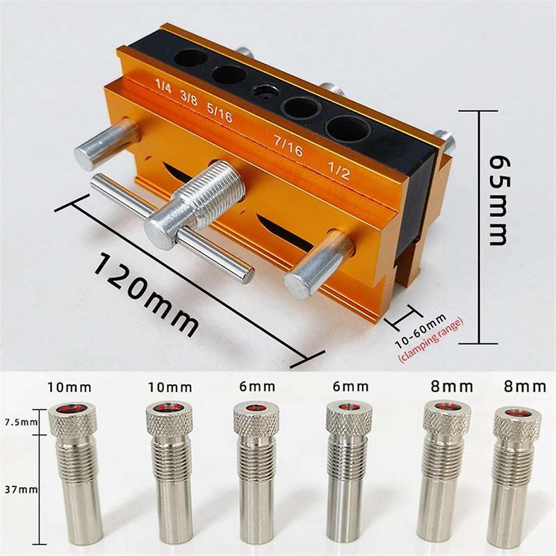 Woodworking Punching Locator Straight Hole Punching Tool British Punching Tool Woodworking Oblique H