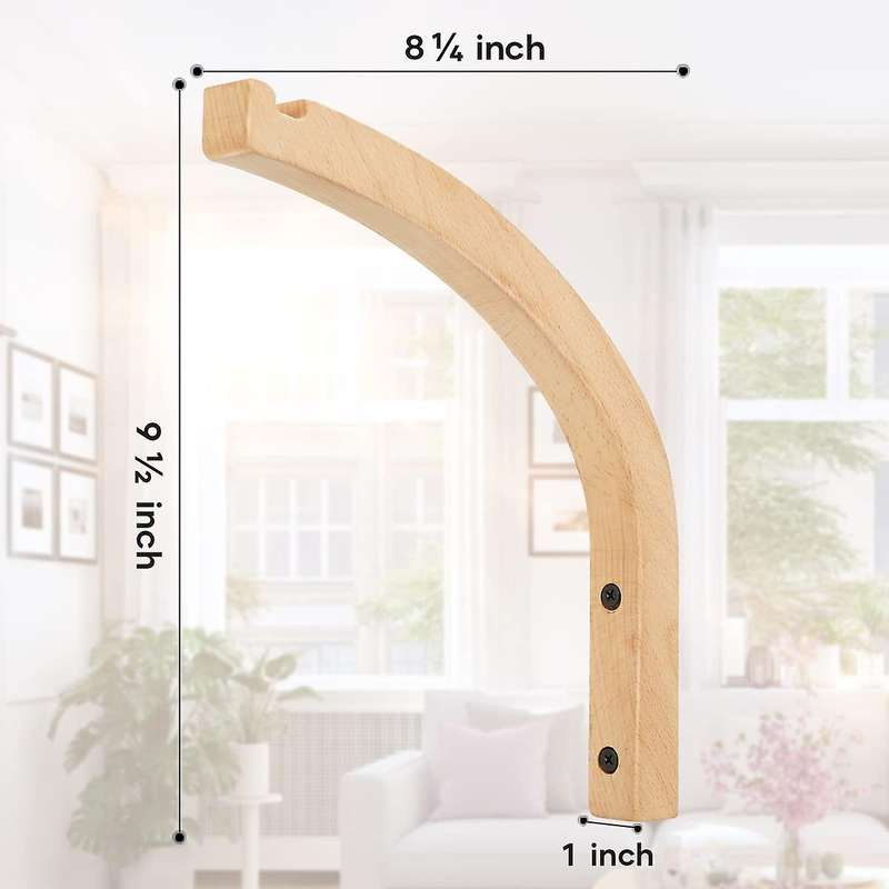 Wooden Wall Hooks,plant Hangers Indoor, Plant Hooks for Hanging Plants,flower Bracket,wind Chimes H