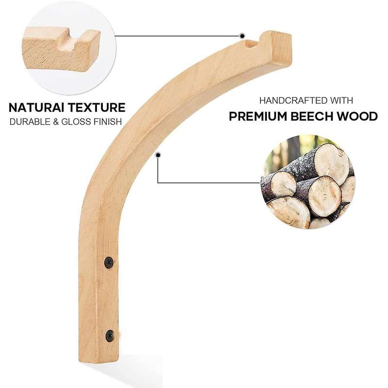 Wooden Wall Hooks,plant Hangers Indoor, Plant Hooks for Hanging Plants,flower Bracket,wind Chimes H