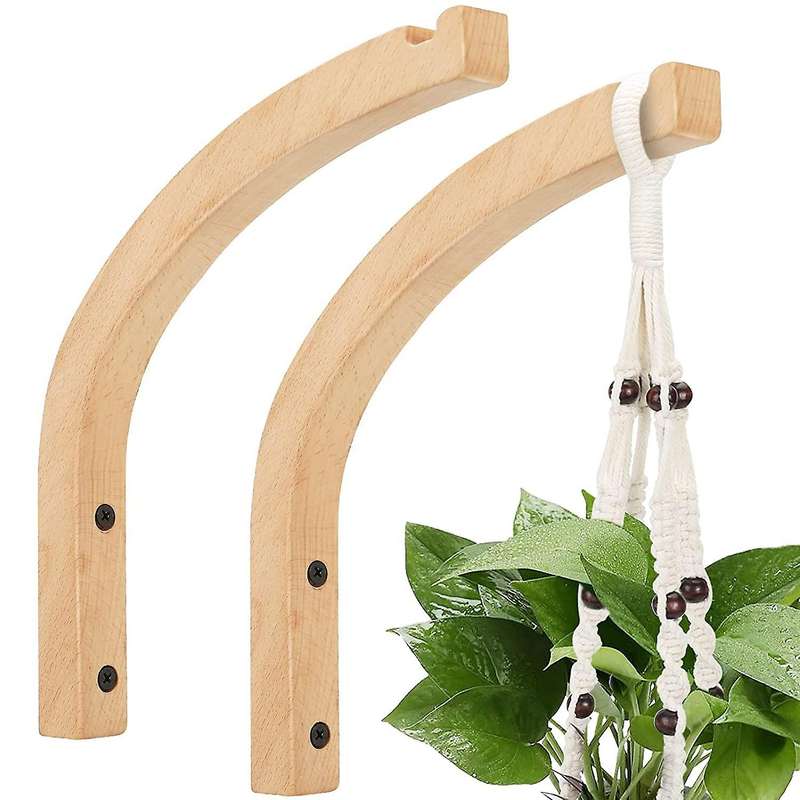 Wooden Wall Hooks,plant Hangers Indoor, Plant Hooks for Hanging Plants,flower Bracket,wind Chimes H