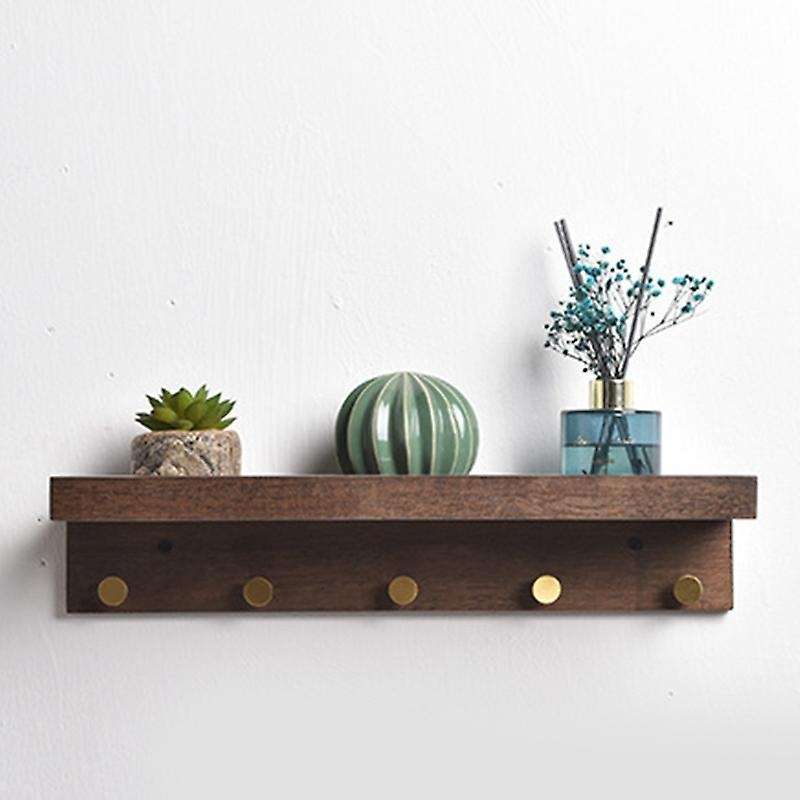 Wooden Wall Mounted Organizer Display Jewelry Hook Holder for Necklace Earrings Ring Scarf Hangers J