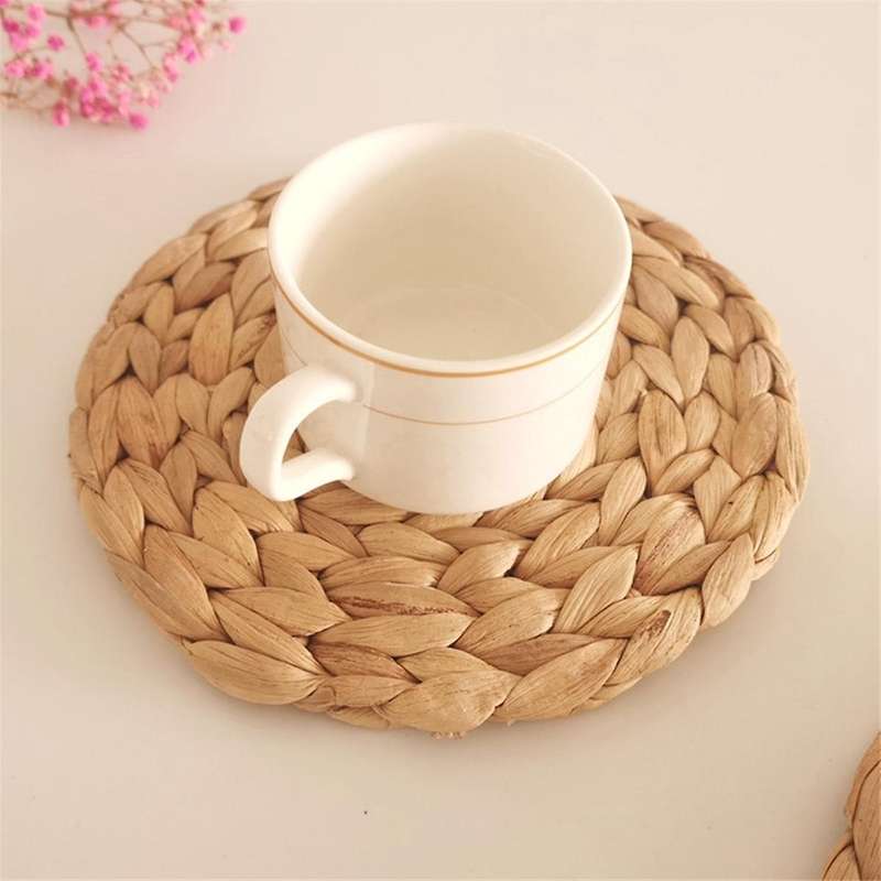 Woven Placemats, Round Placemats,rattan Placemats,round Woven Placemats Set, Heat-resistant/non- Din