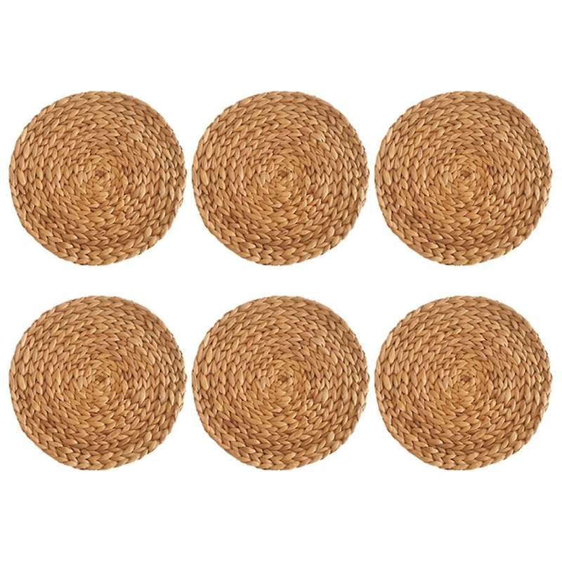Woven Placemats, Round Placemats,rattan Placemats,round Woven Placemats Set, Heat-resistant/non- Din