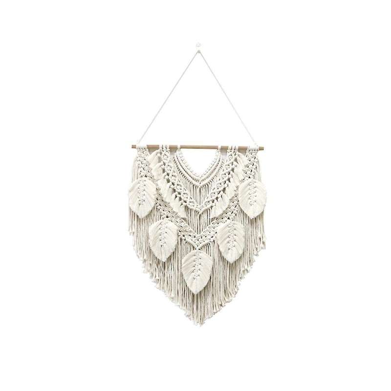 Woven Tapestry Wall Decorations Wall Decorations Hand-woven Feather Leaves Modern Minimalist Wall De