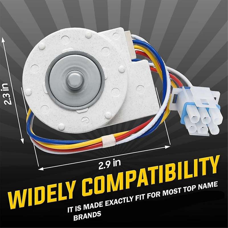 WR60X10185 Evaporator Fan Motor Suitable for & Refrigerators WR60X10043,WR60X10154 WR60X10043,WR60X
