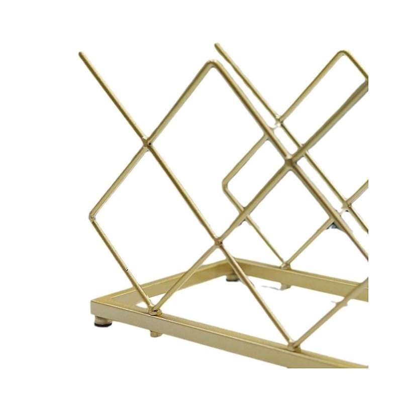 Wrought Iron Gold Wine Rack Home Wine Storage Rack Wine Rack Ornaments
