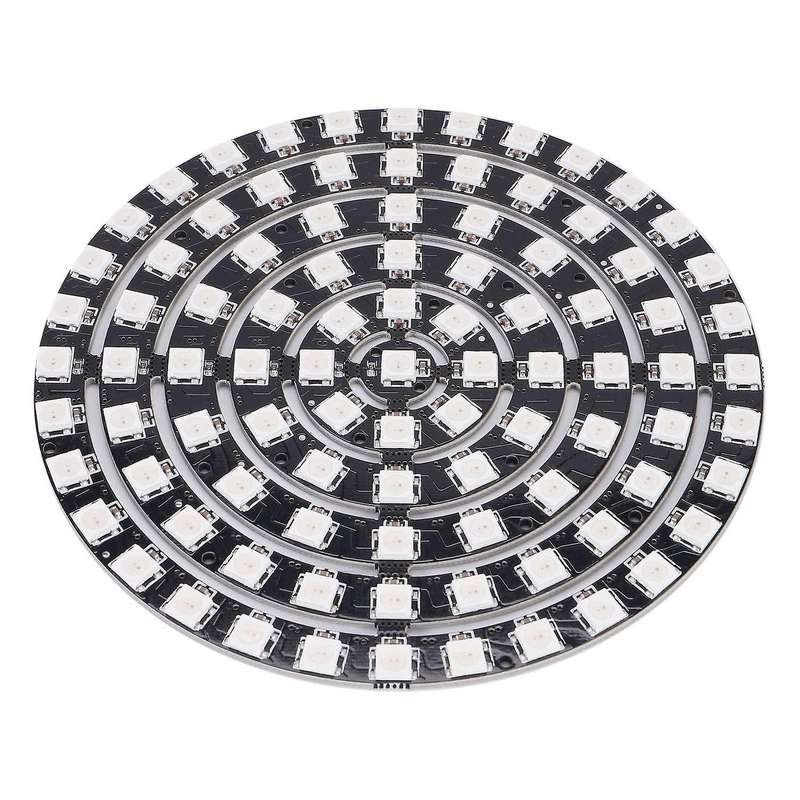 Ws2812 Sk6812 Radius 110mm Led Ring 5050 Dc5v Diy Led Ring Built-in Rgb Addressable Led Ring 93 Bit