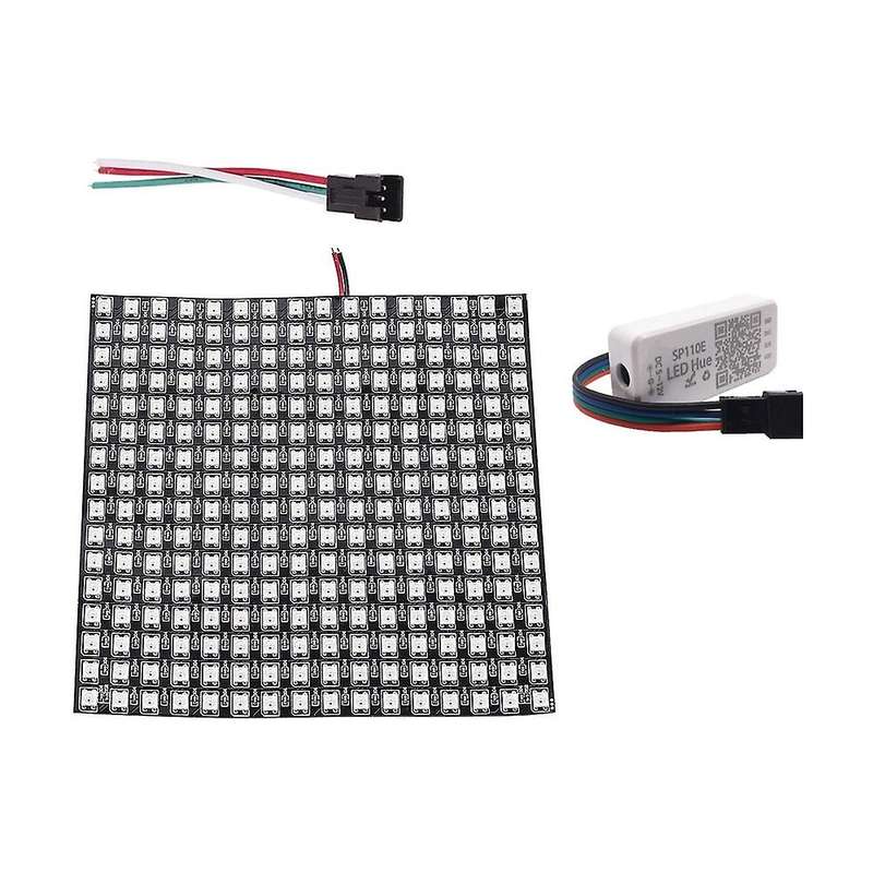 WS2812B Led Strip 16X16 Digital Panel WS2812 Individually Addressable Module Light SP110E Bluetooth
