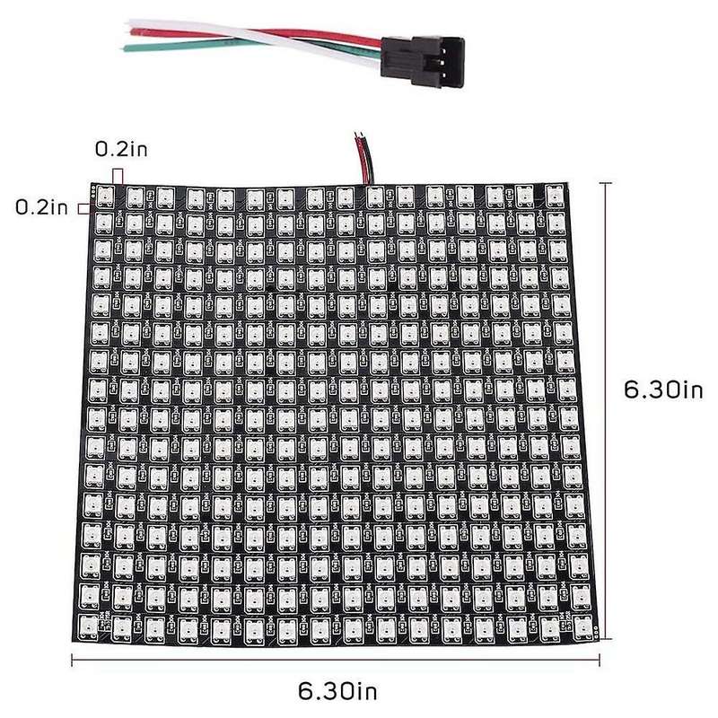 WS2812B Led Strip 16X16 Digital Panel WS2812 Individually Addressable Module Light SP110E Bluetooth
