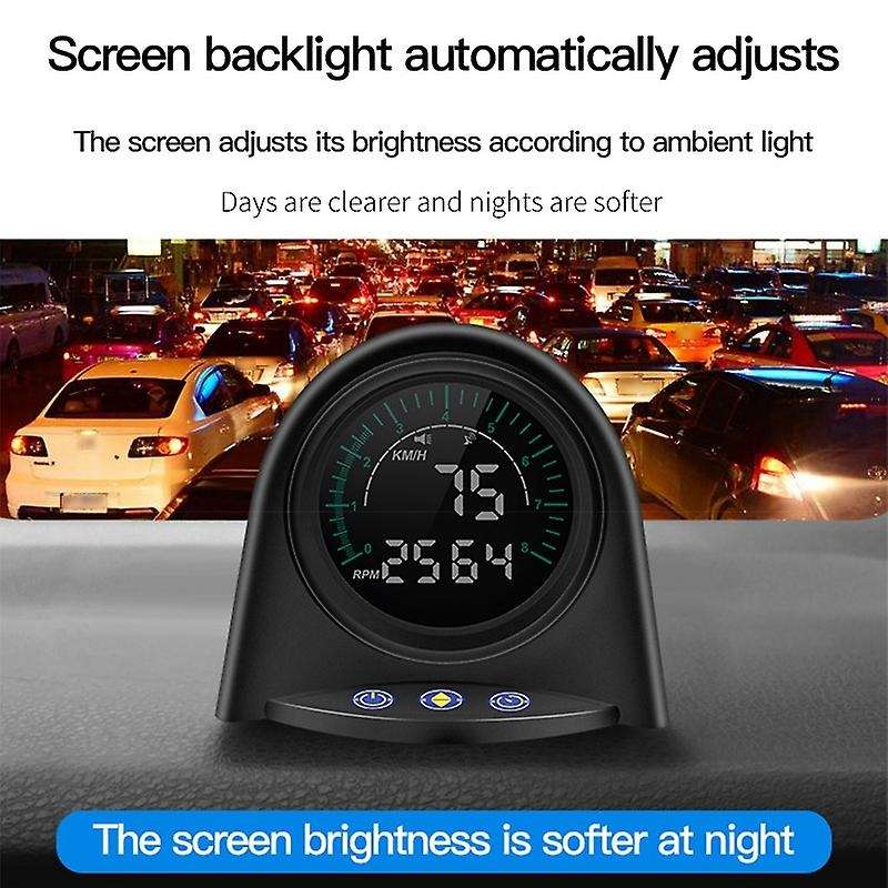 X70 OBD OBD2 HUD Speedometer Code Reader Engine RPM Monitor Speed Alarm /