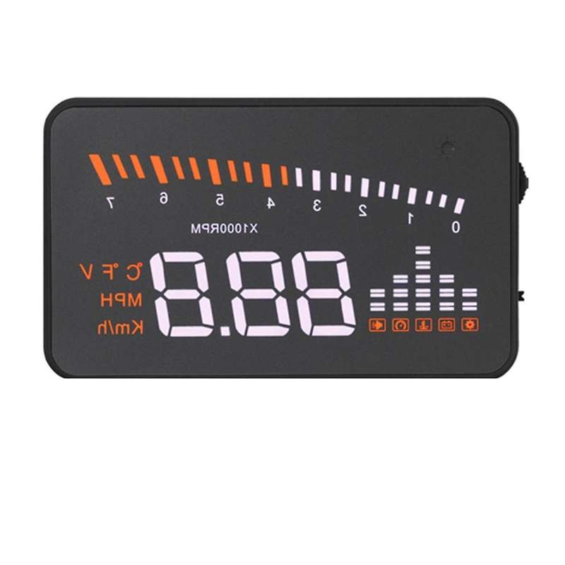 X5 Car HUD Head-Up Display OBD Speed Projector Universal