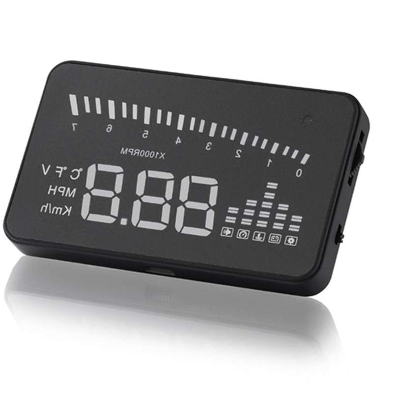 X5 Car HUD Head-Up Display OBD Speed Projector Universal