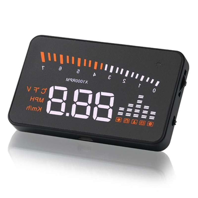 X5 Car HUD Head-Up Display OBD Speed Projector Universal