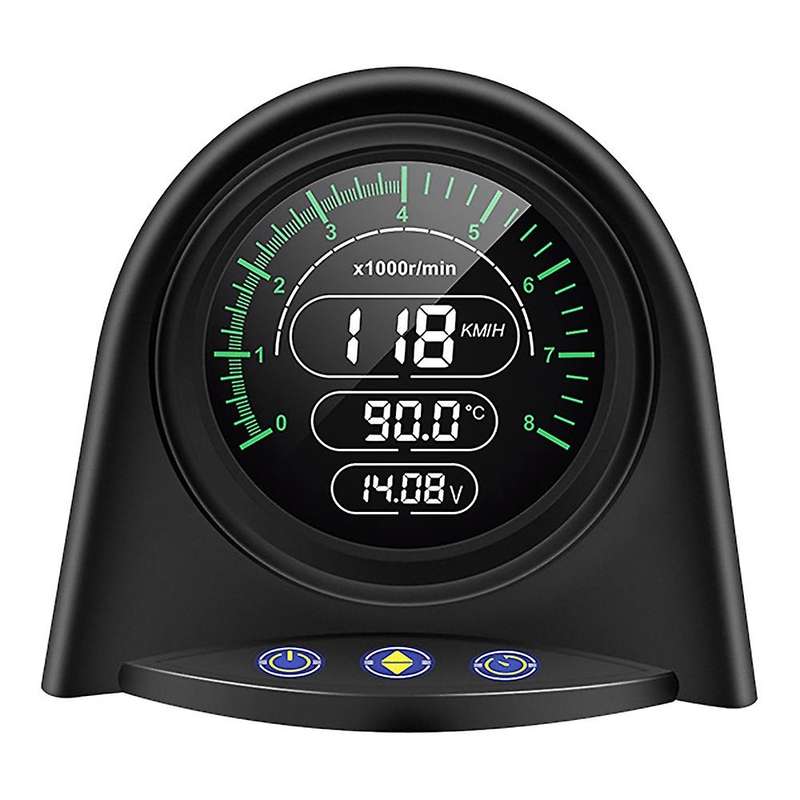 X70 Car HUD OBD Smart Speedometer with Color HD LCD Screen Speed Alarm Display for Cars