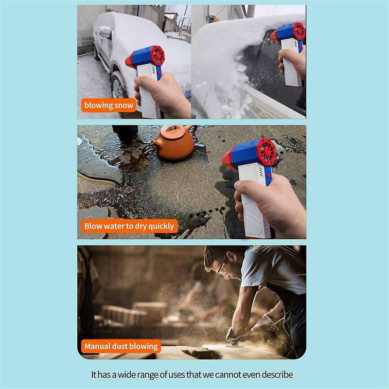 X3 Mini Turbo Jet Fan Powerful Blower 130000R 52m/S Violent Turbo Fan Electric Air Duster for PC Ke