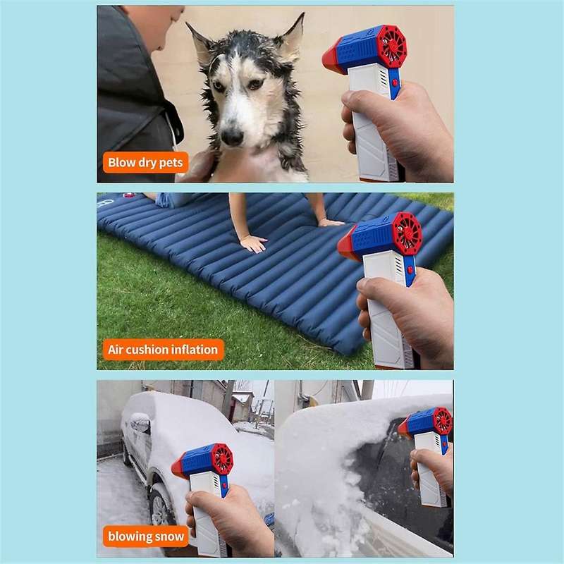 X3 Mini Turbo Jet Fan Powerful Blower 130000R 52m/S Violent Turbo Fan Electric Air Duster for PC Ke