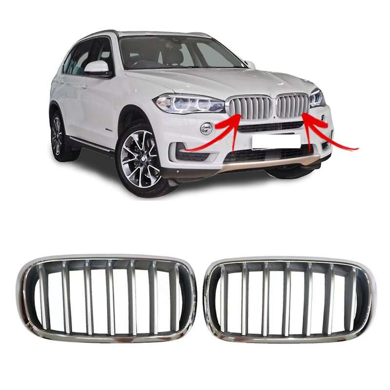 X5 F15 Grill Front Radiator Kidney Grille 51117303107 51117303108 for - X5 F15 2013-2018 Accessories