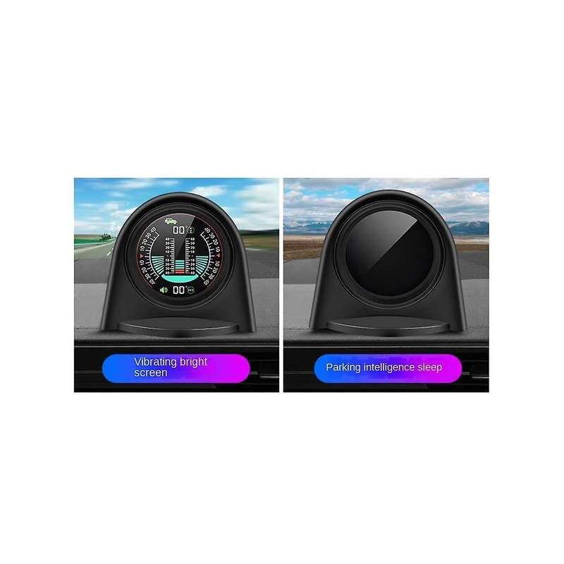 X94 Car Hud Digital Inclinometer Clinometer 4x4gps Off-road Auto Pitch Roll Angle Smart Slope Meter