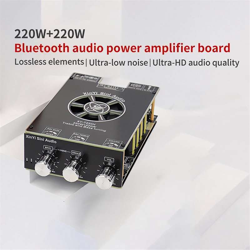 XY-T220H Bluetooth Audio Amplifier Module 220w X 2 High and Low Frequency Adjustment Dual Channel St