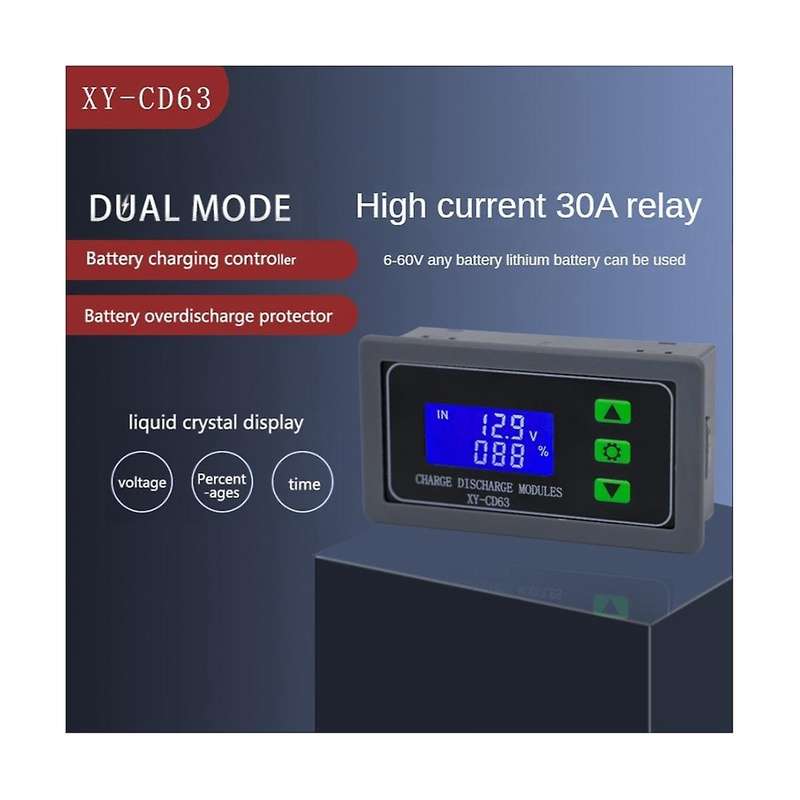 Xy-cd63 Cd63 30a Battery Charging Control Module Full Power Off Protection Undervoltage Power Prote