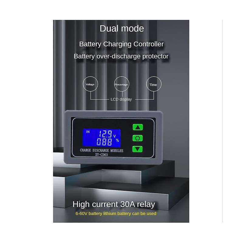 Xy-cd63 Cd63 30a Battery Charging Control Module Full Power Off Protection Undervoltage Power Prote