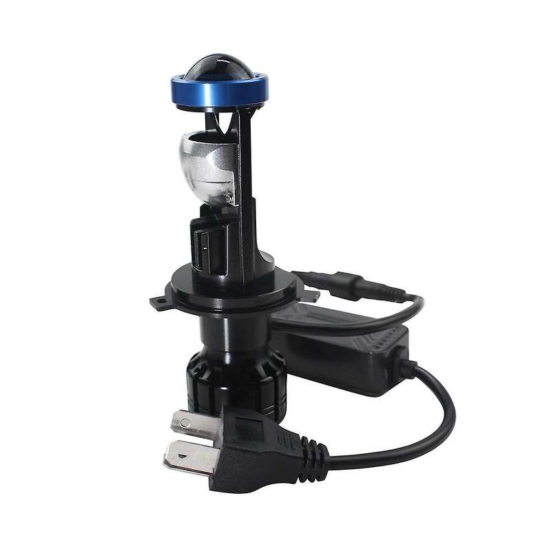 Y6d Fisheye Led Headlight Dual Light Lens White Motorcycle Spotlight H7 Car Headlight