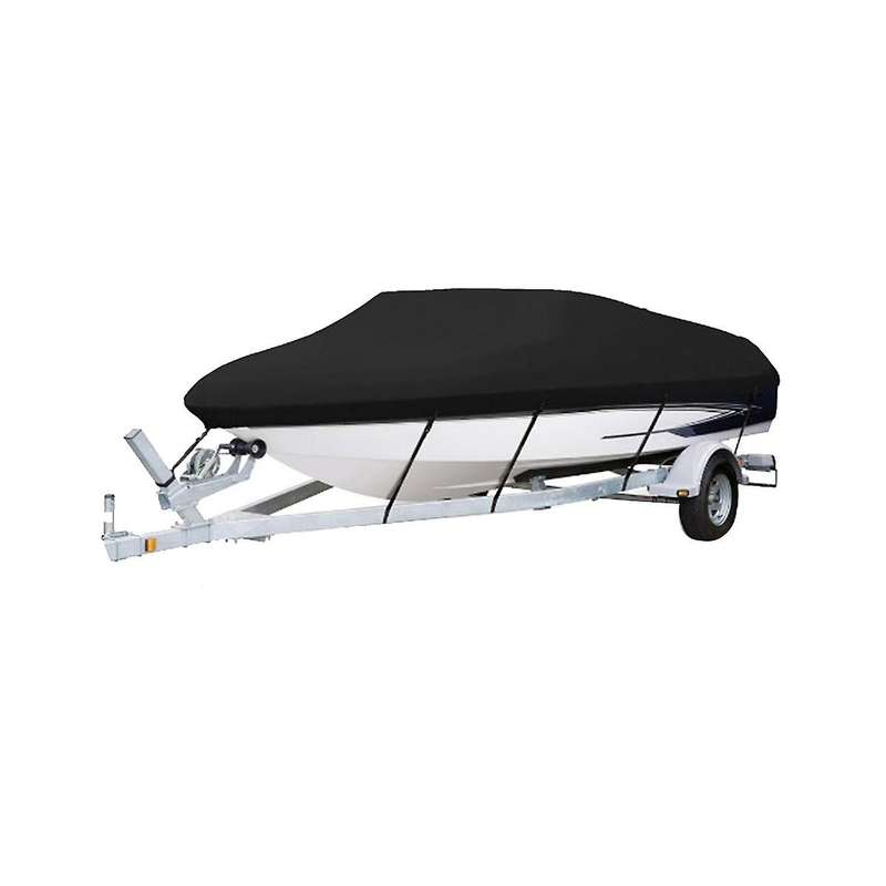 Yacht Boat Cover 11-13ft Boat Cover Anti-uv Waterproof Heavy Duty 210d Marine Trailerable Canvas Bo