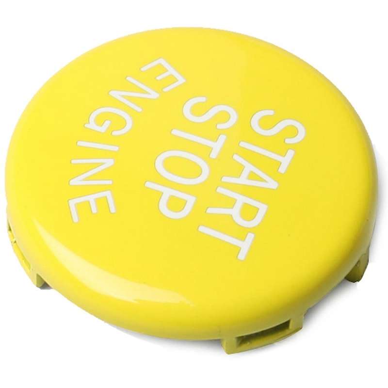 Yellow Engine Start Stop Button Cover for E-Chassis E46 E60 E90 E92 E87 E82 E64 E70 E71 E53 E89 E39