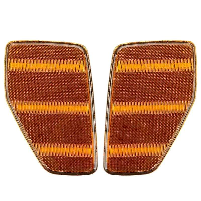 Yellow Dynamic LED Front Side Marker Lights for H3 2005-2010 H3T 2009-2010