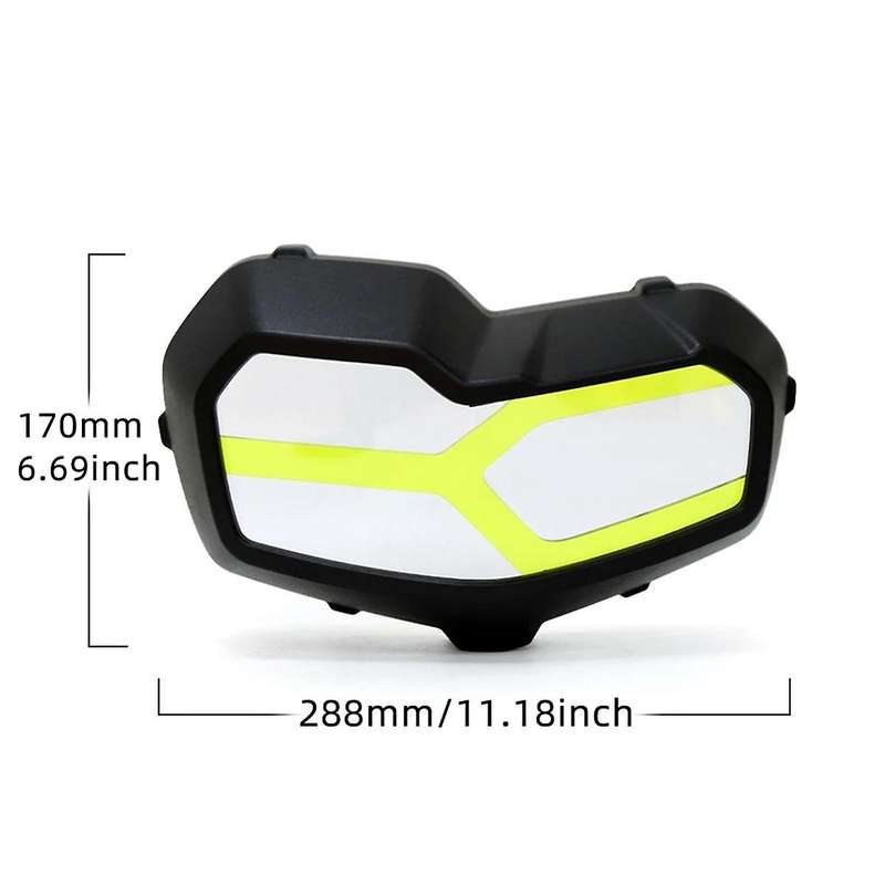 Yellow Headlight Protector for F850GS Adventure F750GS F900GS 2018-2024 Head Light Transparent Prot