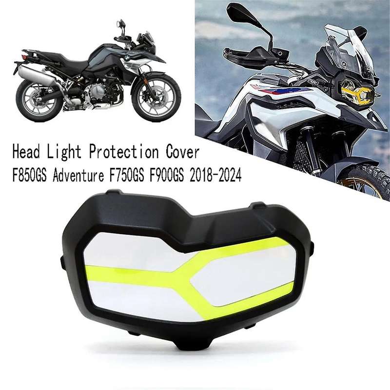 Yellow Headlight Protector for F850GS Adventure F750GS F900GS 2018-2024 Light Transparent Protection