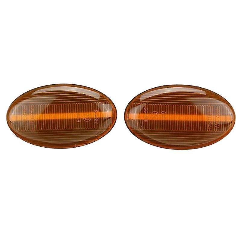 Yellow LED Dynamic Turn Signal Lamp Side Marker Lights for 02-07 Liberty 00-03 Forester 01-05