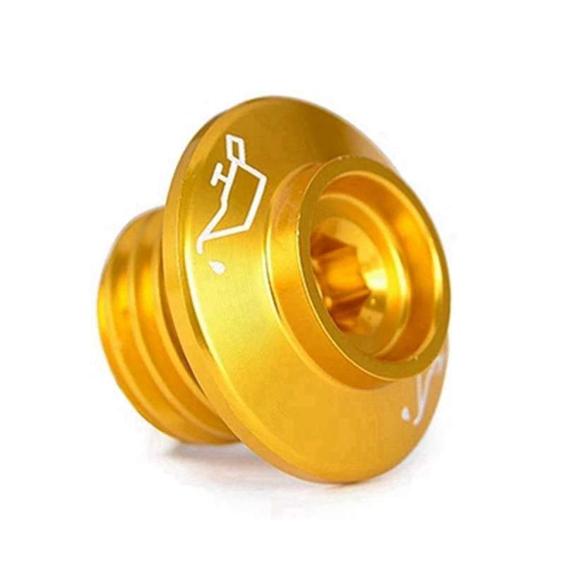 Yellow Motorcycle Engine Oil Filler Plug Cover Engine Cover Oil Screw Oil Inlet Cover Screw for