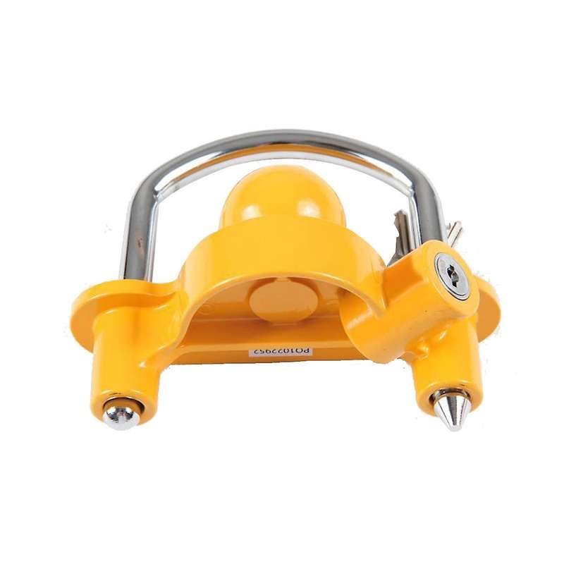 Yellow Trailer Coupling Locks Ball Locks Car Locks Accessories Trailer Locks Planter Locks Trailer